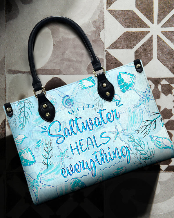 SALTWATER HEALS EVERYTHING LEATHER HANDBAG - TYQY2603242