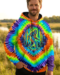 PSYCHEDELIC NEON FOREST BIGFOOT ALL OVER PRINT - YHLN0801262