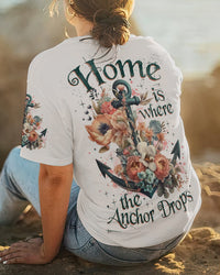 HOME IS WHERE THE ANCHOR DROPS WATERCOLOR ALL OVER PRINT - TLNZ2006234