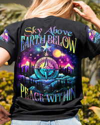 SKY ABOVE EARTH BELOW PEACE WITHIN ALL OVER PRINT - YHLN1605233