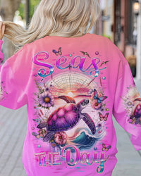 SEAS THE DAY TURTLE ALL OVER PRINT - TLNZ0612233