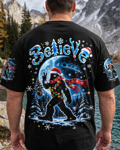 BELIEVE BIGFOOT CHRISTMAS ALL OVER PRINT - TYQY0910262
