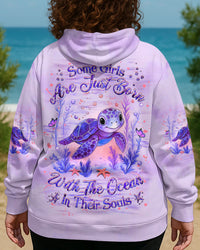 SOME GIRLS ARE JUST BORN TURLTE ALL OVER PRINT - YHHG1007252