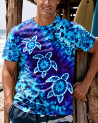 OCEAN BURST TURTLES ALL OVER PRINT - YHLN0510265