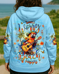 DON'T WORRY BEACH HAPPY PARROT ALL OVER PRINT - YHHG2606252