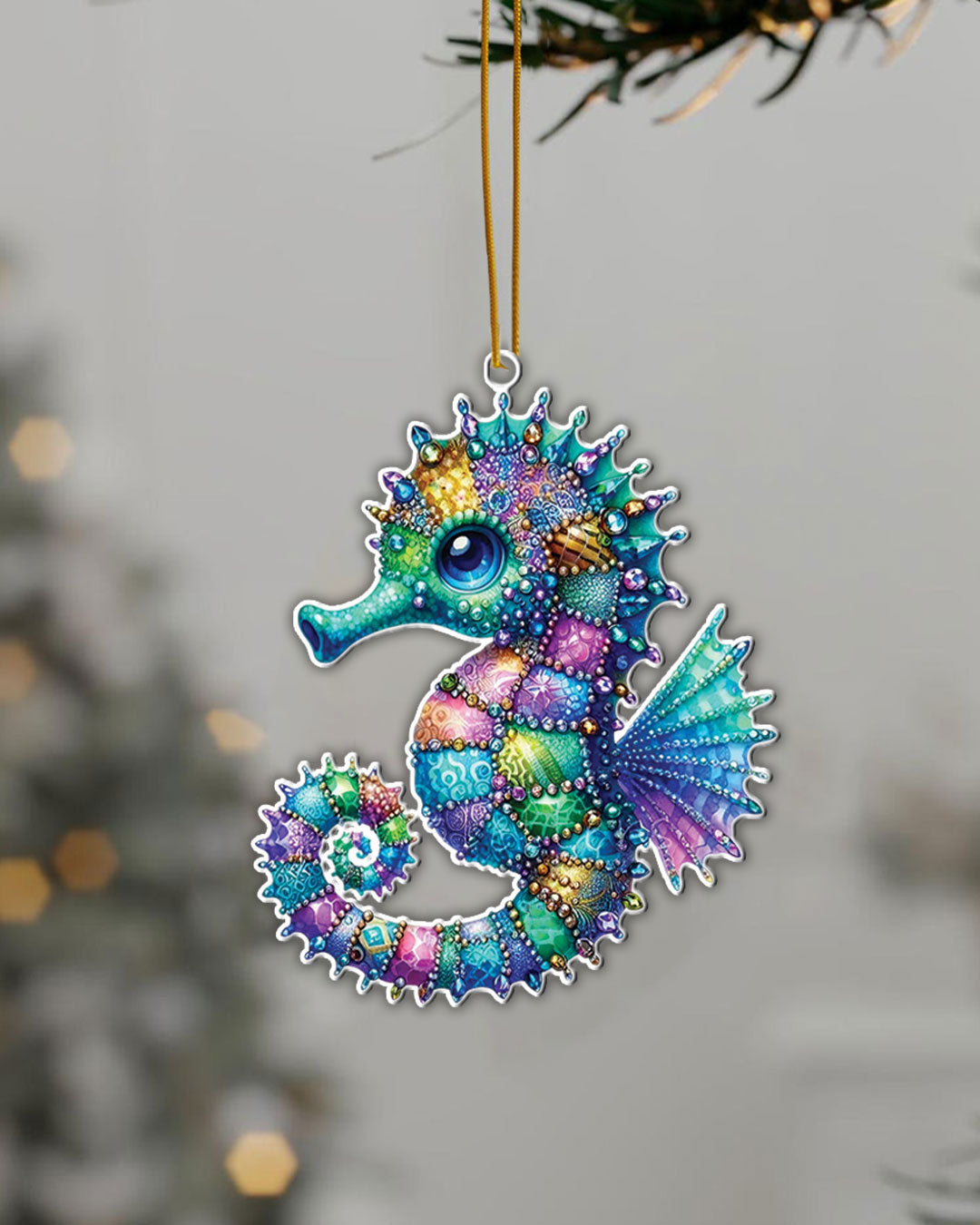 ADORABLE SEAHORSE ORNAMENT & KEYCHAIN - YHLN1709255
