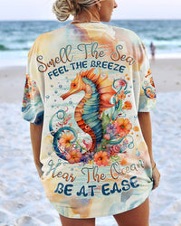 SMELL THE SEA FEEL THE BREEZE SEAHORSE ALL OVER PRINT - TLNZ1311232