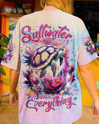 SALTWATER HEALS EVERYTHING TURTLE ALL OVER PRINT - TLNZ1901242