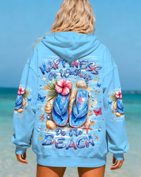 HAPPINESS IS WALKING ON THE BEACH ALL OVER PRINT - YHHG1510251