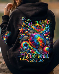 DO WHAT YOU LOVE TURTLE ALL OVER PRINT - TYQY1811234