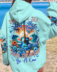 SMELL THE SEA FEEL THE BREEZE GUITAR ALL OVER PRINT - TYQY2411234