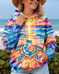 RADIANT SUNSET TURTLE JOURNEY ALL OVER PRINT - YHLN2010263