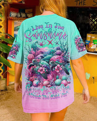 LIVE IN THE SUNSHINE TURTLE ALL OVER PRINT - TLNZ2911231