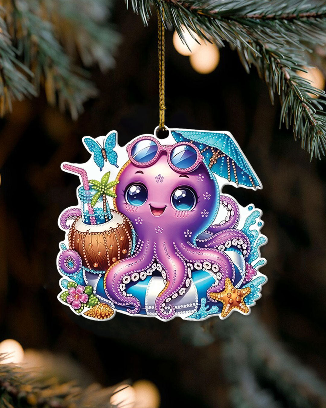 ADORABLE OCTOPUS ORNAMENT & KEYCHAIN - YHLN2108255
