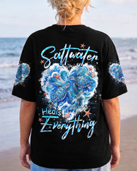 SALTWATER HEALS EVERYTHING TURTLE ALL OVER PRINT - TYQY3107262