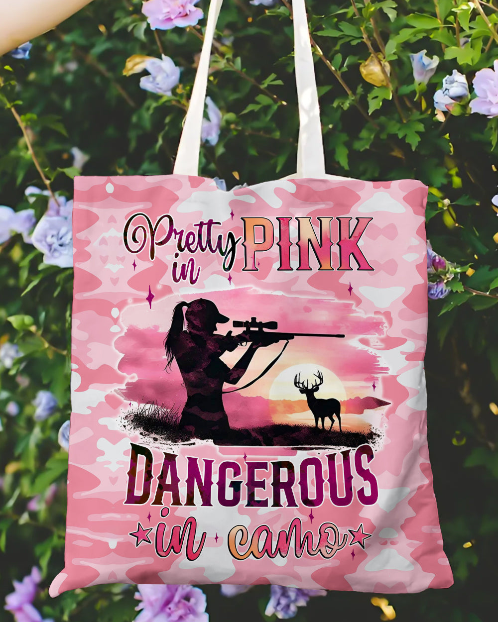 PRETTY IN PINK HUNTING TOTE BAG - TYQY0111243