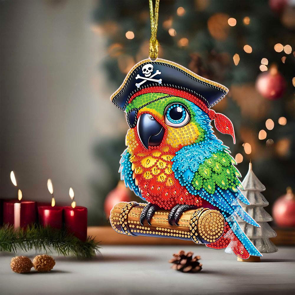 PIRATE PARROT ORNAMENT & KEYCHAIN - YHHG2108255