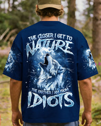 THE CLOSER I GET TO NATURE WOLF ALL OVER PRINT - TYQY0303263