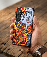 BIGFOOT IN FOREST CRESCENT MOON PHONE CASE  - TLHG2805264