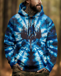 DEEP BLUE SWIRL BIGFOOT COMPASS ALL OVER PRINT - YHLN1501263
