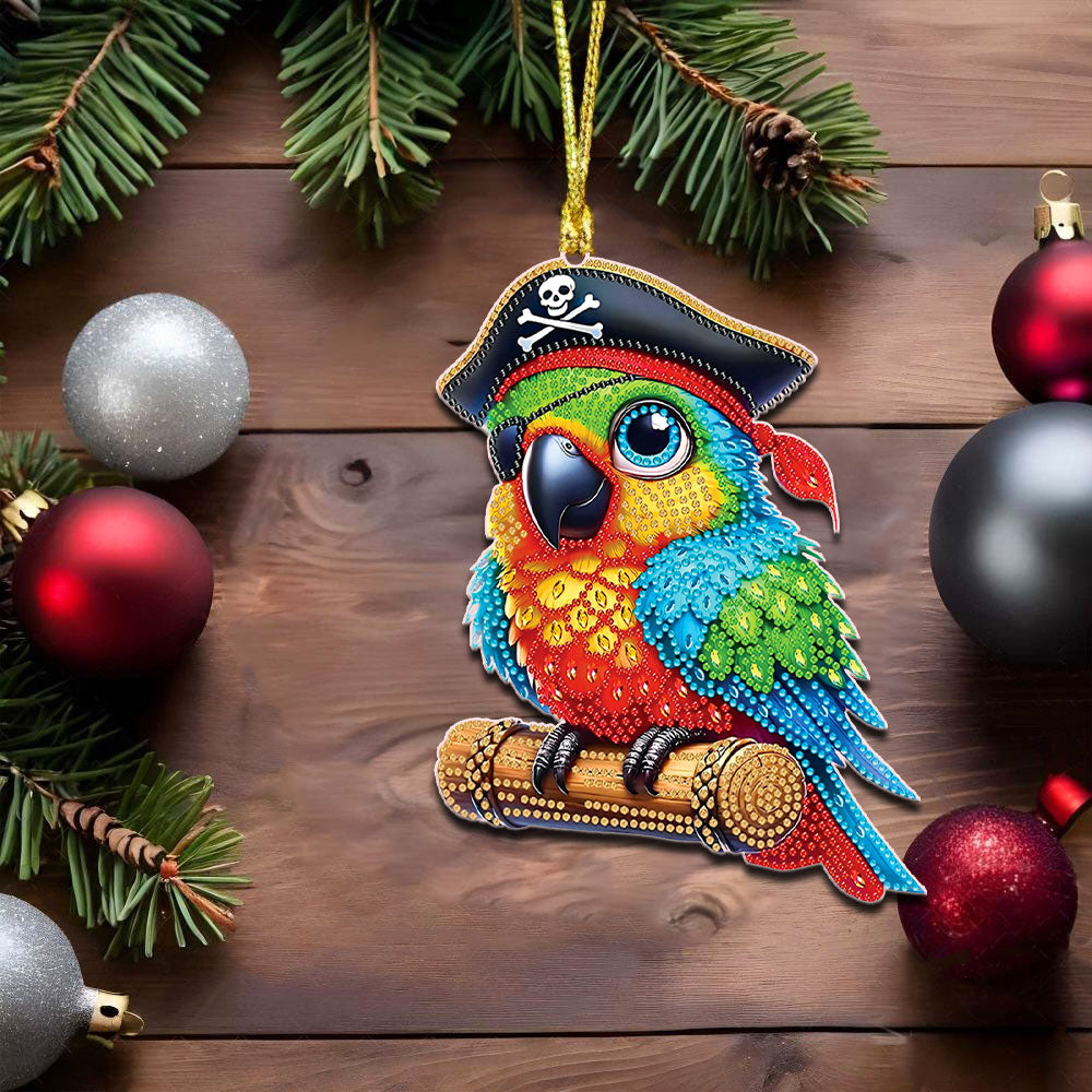 PIRATE PARROT ORNAMENT & KEYCHAIN - YHHG2108255