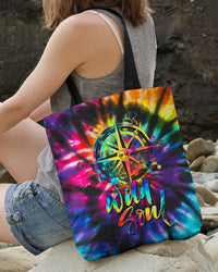 WILD SOUL COMPASS TIE DYE TOTE BAG - NZ2804235