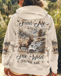 (HOT DEAL) FIND ME WHERE THE WILD THINGS ARE ALL OVER PRINT - YHHG0711242