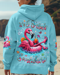 IT'S 5 O'CLOCK SOMEWHERE FLAMINGO SEA ALL OVER PRINT - YHHG0412242