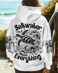 SALTWATER HEALS EVERYTHING TURTLE ALL OVER PRINT - TLNZ1501254