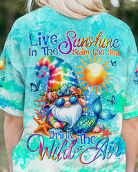 LIVE IN THE SUNSHINE GNOME MERMAID ALL OVER PRINT - TYQY0804232