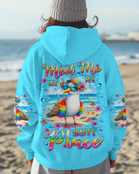 MEET ME AT MY HAPPY PLACE SEAGULL ALL OVER PRINT - TLNZ0808254