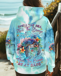 SMELL THE SEA FEEL THE BREEZE TURTLE ALL OVER PRINT - TLNZ0210244