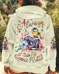 ALWAYS TAKE THE SCENIC ROUTE ALL OVER PRINT - YHHG1009241