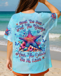 SMELL THE SEA FEEL THE BREEZE STARFISH ALL OVER PRINT - TLNZ1605253