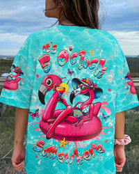IT'S 5 O'CLOCK SOMEWHERE FLAMINGO ALL OVER PRINT - YHHG2104253