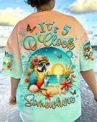 IT'S 5 O'CLOCK SOMEWHERE PARROT ALL OVER PRINT - TLNZ0705243