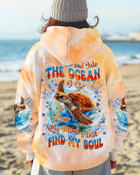 AND INTO THE OCEAN I GO TURTLE ALL OVER PRINT - TLNZ2802253