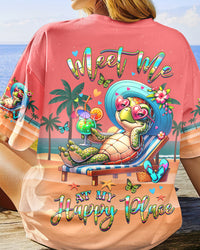 MEET ME AT MY HAPPY PLACE TURTLE ALL OVER PRINT - YHHG1006242