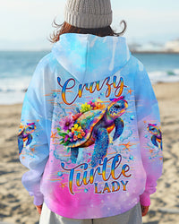 CRAZY TURTLE LADY ALL OVER PRINT -  TLNZ2002254