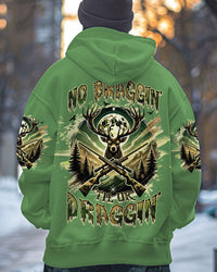 NO BRAGGING UNTIL YOU'RE DRAGGING DEER HUNTING ALL OVER PRINT - TLNZ1811241