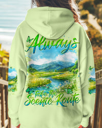 ALWAYS TAKE THE SCENIC ROUTE ALL OVER PRINT - TYQY2210244