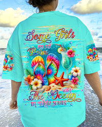 SOME GIRLS ARE JUST BORN FLIP FLOPS ALL OVER PRINT - TLNZ2905242
