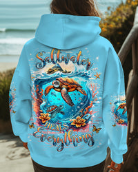 SALTWATER HEALS EVERYTHING TURTLE ALL OVER PRINT - YHHG0512244