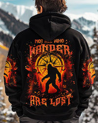 NOT ALL WHO WANDER ARE LOST BIGFOOT HALLOWEEN ALL OVER PRINT - TLNZ2207254