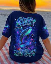 SEAS THE DAY WHALE ALL OVER PRINT - TLNZ1305253