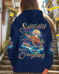 SALTWATER HEALS EVERYTHING TURTLE ALL OVER PRINT - TYQY0612242