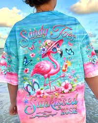 SANDY TOES SUNKISSED NOSE FLAMINGO ALL OVER PRINT - YHHG3005244
