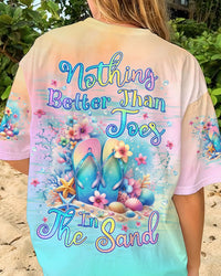 NOTHING BETTER THAN TOES IN THE SAND FLIP FLOPS ALL OVER PRINT - TLNZ1806241