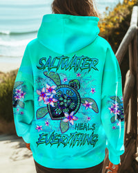 SALTWATER HEALS EVERYTHING TURTLE ALL OVER PRINT - TLNZ2312244