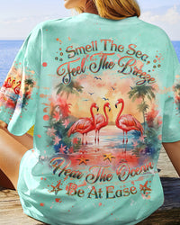 SMELL THE SEA FEEL THE BREEZE FLAMINGO ALL OVER PRINT - YHHG2805243